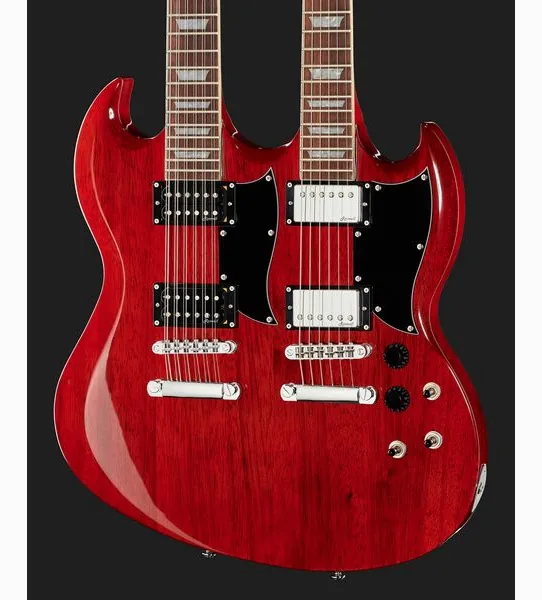 Harley Benton DC-Custom 612 Cherry, detalje 4