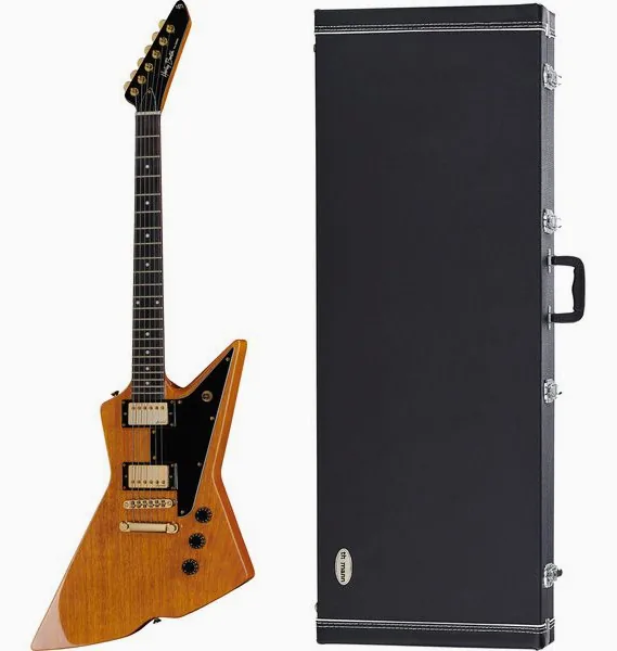 Harley Benton EX-76 Classic GHW AN w/Case set forfra