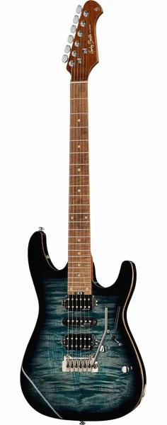 Harley Benton Fusion-III HSH Roasted FBLB set forfra
