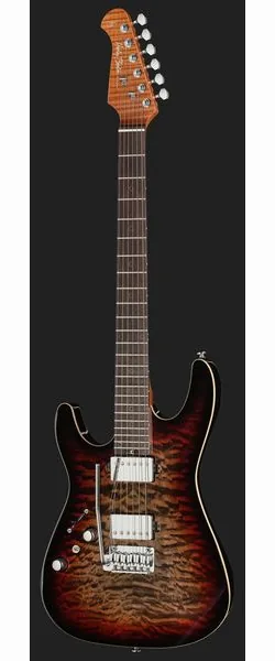 Harley Benton Fusion-IV HH LH RW QDG, detalje 2