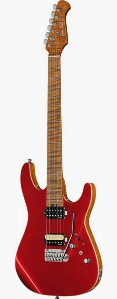 Harley Benton Fusion-IV HH MN RM set forfra