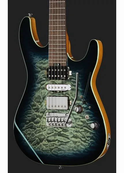 Harley Benton Fusion-IV HSH RW QBLB, detalje 4
