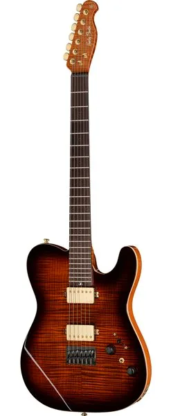 Harley Benton Fusion-T II HH RW HT FBB set forfra