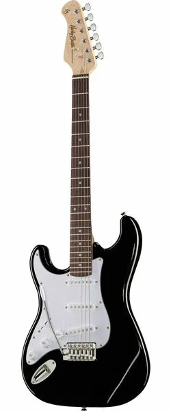 Harley Benton ST-20LH BK Standard Series set forfra