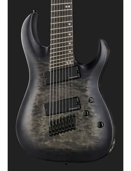 Harley Benton MultiScale-8 QBB, detalje 4