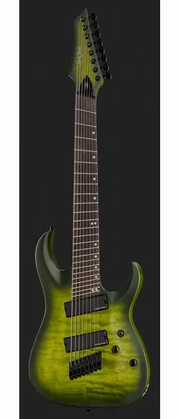 Harley Benton MultiScale-8 QEB, detalje 2