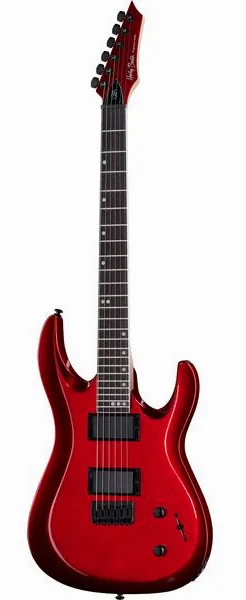 Harley Benton R-446 Blood Metallic set forfra