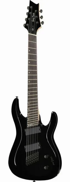 Harley Benton R-457BK MultiScale set forfra