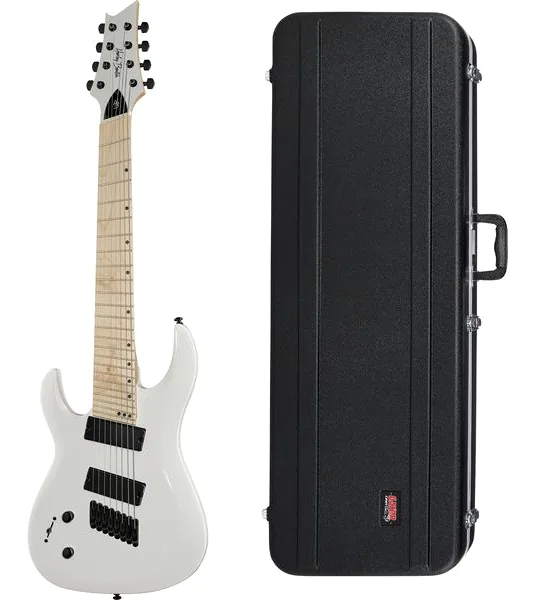 Harley Benton R-458MN LH WH MS w/Case set forfra