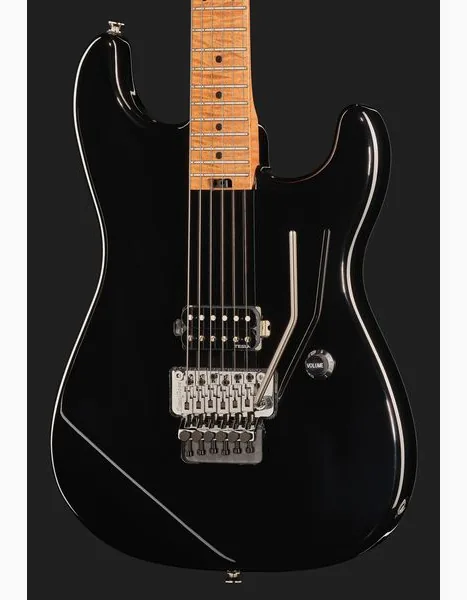 Harley Benton ST-80FR MN Black, detalje 4