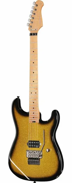 Harley Benton ST-80FR MN GSB set forfra