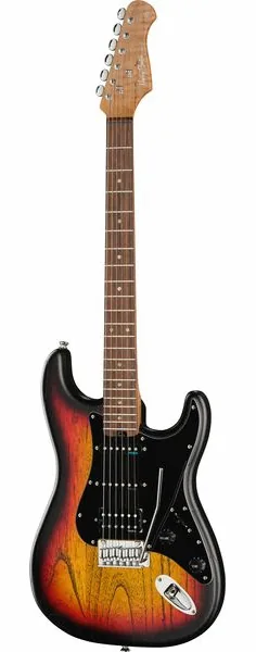 Harley Benton ST-Modern Plus HSS SBBL set forfra