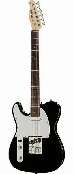 Harley Benton TE-20 BK LH Standard Series set forfra