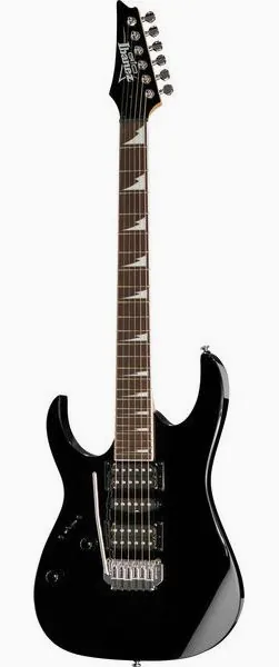 Ibanez GRG170DXL-BKN Lefthand set forfra