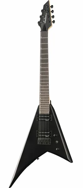 Jackson JS22-7 RR Satin Black set forfra
