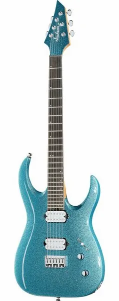 Jackson Pro MM Jugg HT 6 Blue Sparkle set forfra