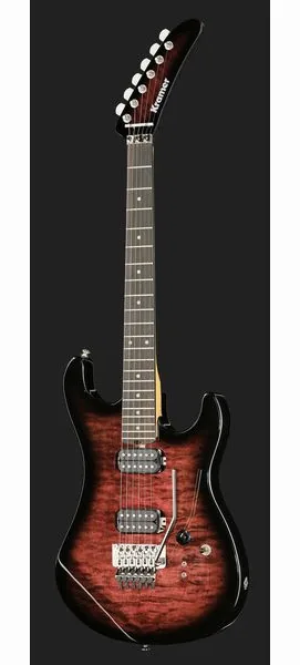 Kramer Guitars The 84 HH Quilt Magenta Burst, detalje 2