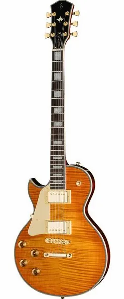 Larry Carlton L7 Dx Amber Burst LH set forfra