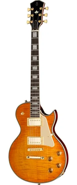 Larry Carlton L7 Dx Amber Burst set forfra