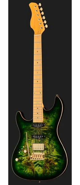 Larry Carlton S10 HSS Transparent Green LH, detalje 2