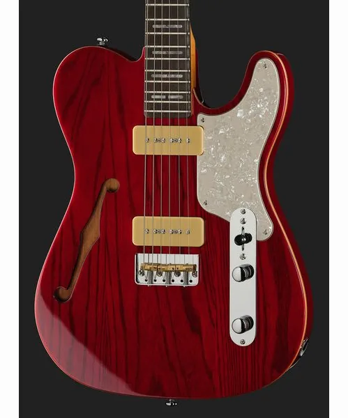 Larry Carlton T7TM See Through Red, detalje 4