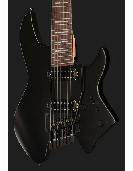 Larry Carlton X6 Headless 7 Black Satin, detalje 4
