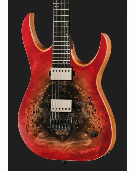 Mayones Guitars Duvell Elite 6 Supernova Red, detalje 4