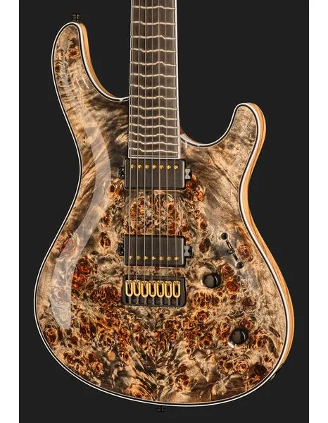Mayones Guitars Regius Core 7 Trans Graphite, detalje 4