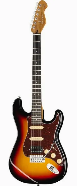 Mooer MSC10 Pro Guitar Sunburst set forfra