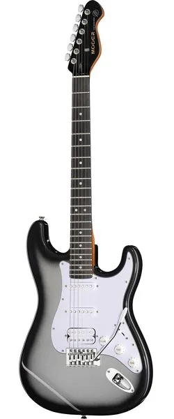 Mooer MSC12 Pro Guitar Iron Silver set forfra