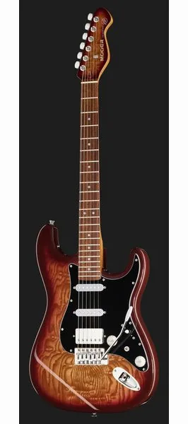Mooer MSC20 Pro Guitar Amber Brown, detalje 2