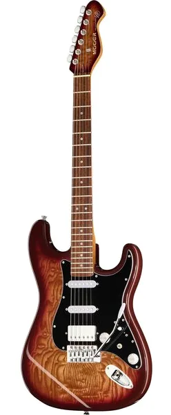 Mooer MSC20 Pro Guitar Amber Brown set forfra
