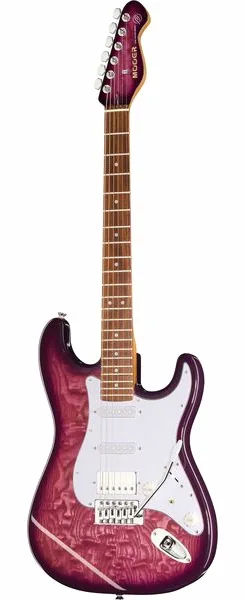 Mooer MSC20 Pro Guitar Prune Purple set forfra