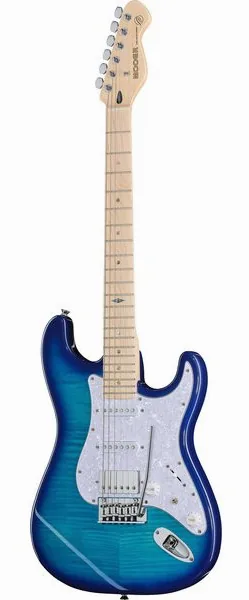 Mooer MSC30 Pro Guitar Lake Blue set forfra