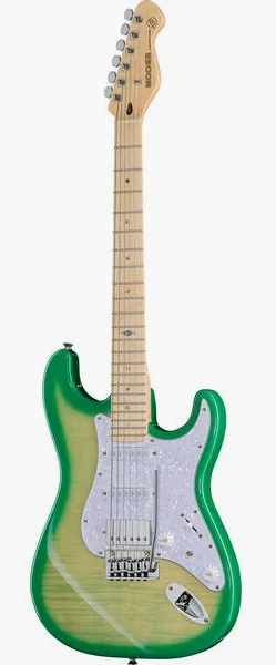 Mooer MSC30 Pro Guitar Lemon Green set forfra