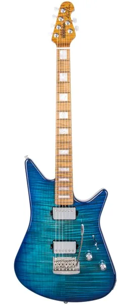 Music Man BFR Albert Lee HH Malibu Burst set forfra