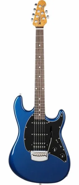 Music Man Cutlass HSS Lakeside Blue set forfra