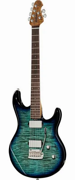 Music Man Luke IV HH Blue Dream set forfra