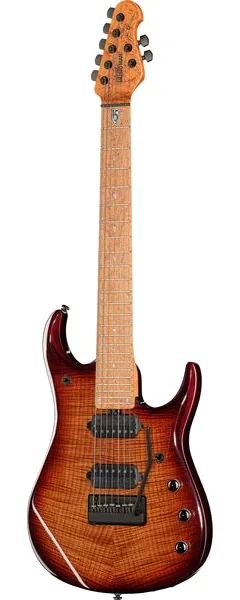 Music Man Petrucci JP15 7 Amber Waves FT set forfra