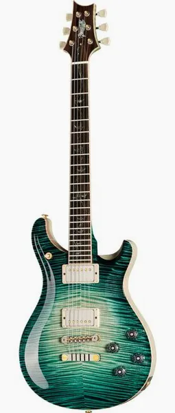 PRS McCarty 594 PS Teal Black Glow set forfra