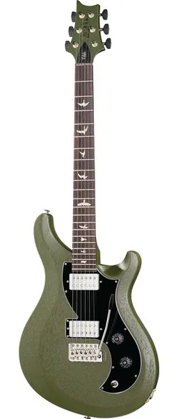 PRS S2 Vela Satin HHT Macha Green set forfra