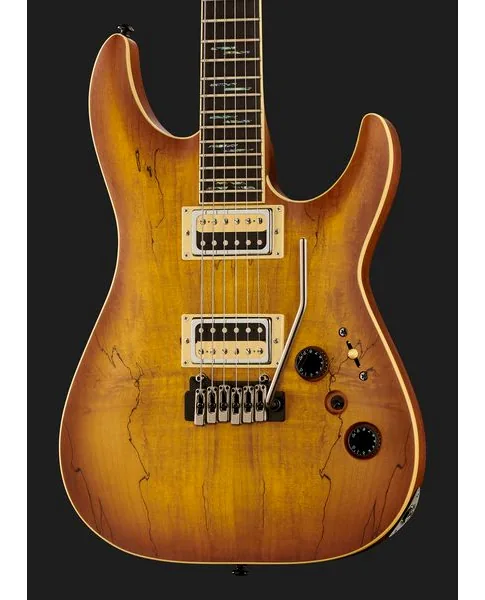Schecter C-1 Exotic Spalted Maple SNVB, detalje 4