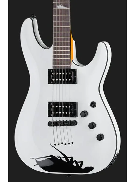 Schecter C-1 Jerry Horton 25th WH, detalje 4