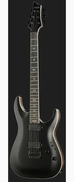Schecter C-1 SLS Evil Twin Satin Black, detalje 2