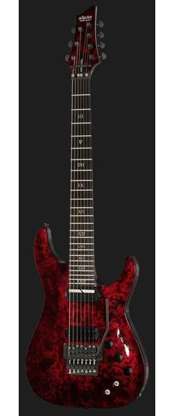 Schecter C-7 FR S Apocalypse Red Reign, detalje 2
