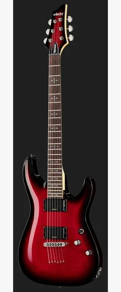Schecter Demon-6 Crimson Red Burst, detalje 2