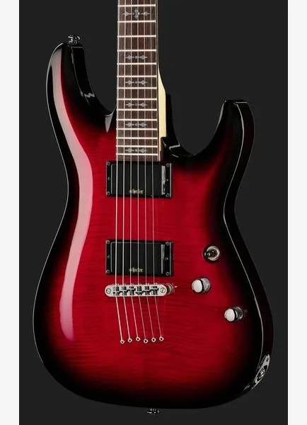 Schecter Demon-6 Crimson Red Burst, detalje 4