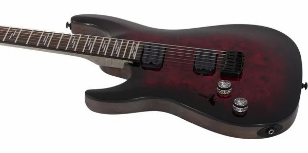 Schecter Omen Elite-6 LH BCHB, detalje 2