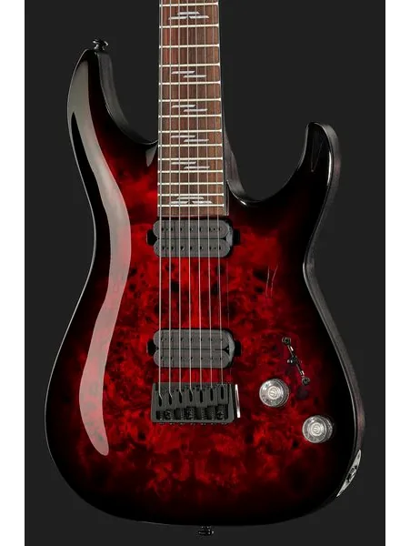 Schecter Omen Elite-7 Black Ch Burst, detalje 4