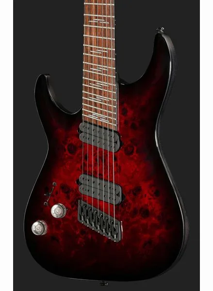 Schecter Omen Elite-7 MS BL Cherry LH, detalje 4